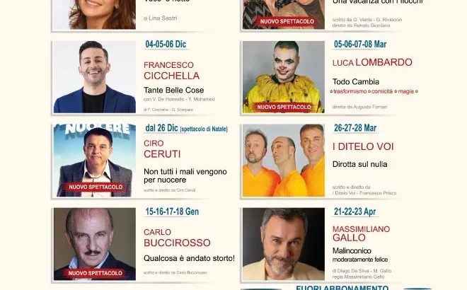 Abbonamento Stagione Teatrale