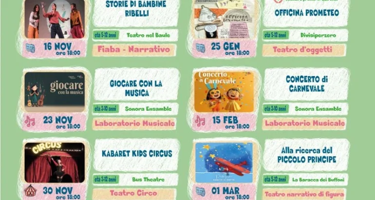 Teatro in Famiglia 2025-2026